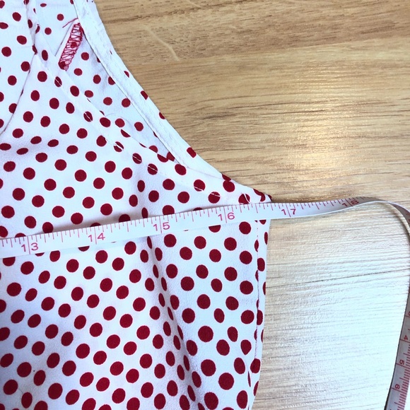 KNAPP STUDIO red white polka dot hombre sh… - Picture 9 of 13